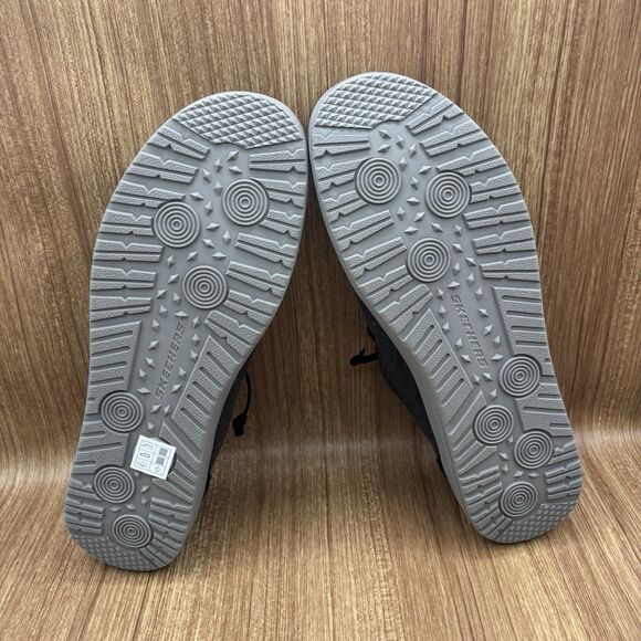 Skechers Melson Raymon Slip-in Foam Men's Black Grey Loafer Sneaker Size 15 New - Picture 5 of 9